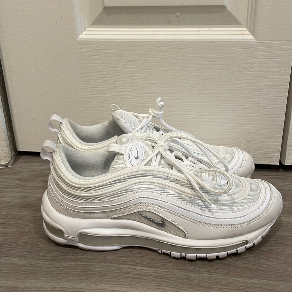 Nike Air max 97 white /wolf grey mens 7.5 good condition